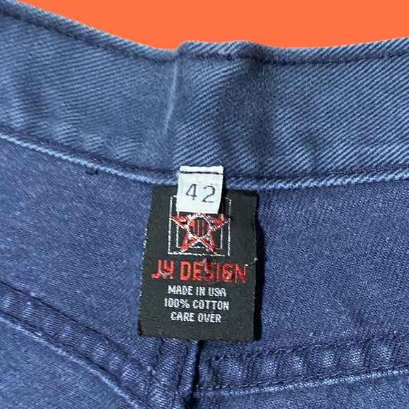 JH Design Nascar Valvoline Racing Mark Martin #6 Jeans Size 42 USA Rare - Picture 2 of 11